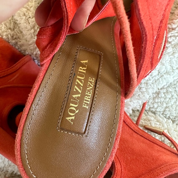 Aquazzura Sexy Thing Coral 38.5 - Picture 5 of 9